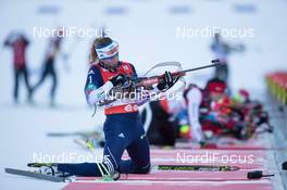 12.12.2013, Annecy-Le Grand Bornand, France (FRA): Susan Dunklee (USA)- IBU world cup biathlon, relay women, Annecy-Le Grand Bornand (FRA). www.nordicfocus.com. © Manzoni/NordicFocus. Every downloaded picture is fee-liable.