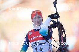 12.12.2013, Annecy-Le Grand Bornand, France (FRA): Olena Pidhrushna (UKR)- IBU world cup biathlon, relay women, Annecy-Le Grand Bornand (FRA). www.nordicfocus.com. © Manzoni/NordicFocus. Every downloaded picture is fee-liable.