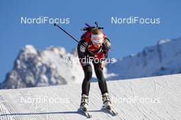 12.12.2013, Annecy-Le Grand Bornand, France (FRA): Sanna Markkanen (FIN)- IBU world cup biathlon, relay women, Annecy-Le Grand Bornand (FRA). www.nordicfocus.com. © Manzoni/NordicFocus. Every downloaded picture is fee-liable.