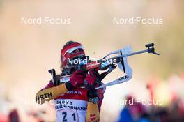 12.12.2013, Annecy-Le Grand Bornand, France (FRA): Franziska Preuss (GER)- IBU world cup biathlon, relay women, Annecy-Le Grand Bornand (FRA). www.nordicfocus.com. © Manzoni/NordicFocus. Every downloaded picture is fee-liable.