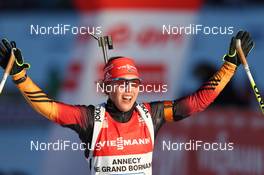 12.12.2013, Annecy-Le Grand Bornand, France (FRA): Laura Dahlmeier (GER)- IBU world cup biathlon, relay women, Annecy-Le Grand Bornand (FRA). www.nordicfocus.com. © Manzoni/NordicFocus. Every downloaded picture is fee-liable.