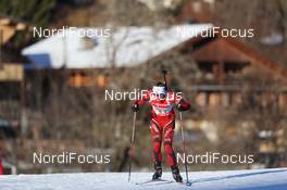 12.12.2013, Annecy-Le Grand Bornand, France (FRA): Synnoeve Solemdal (NOR)- IBU world cup biathlon, relay women, Annecy-Le Grand Bornand (FRA). www.nordicfocus.com. © Manzoni/NordicFocus. Every downloaded picture is fee-liable.
