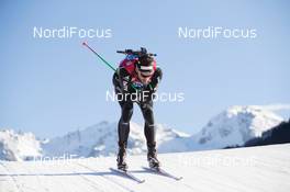 14.12.2013, Annecy-Le Grand Bornand, France (FRA): Simon Hallenbarter (SUI) - IBU world cup biathlon, sprint men, Annecy-Le Grand Bornand (FRA). www.nordicfocus.com. © Manzoni/NordicFocus. Every downloaded picture is fee-liable.