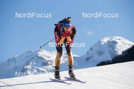 14.12.2013, Annecy-Le Grand Bornand, France (FRA): Simon Schempp (GER) - IBU world cup biathlon, sprint men, Annecy-Le Grand Bornand (FRA). www.nordicfocus.com. © Manzoni/NordicFocus. Every downloaded picture is fee-liable.