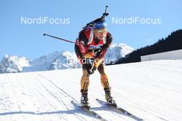 14.12.2013, Annecy-Le Grand Bornand, France (FRA): Eric Lesser (GER) - IBU world cup biathlon, sprint men, Annecy-Le Grand Bornand (FRA). www.nordicfocus.com. © Manzoni/NordicFocus. Every downloaded picture is fee-liable.
