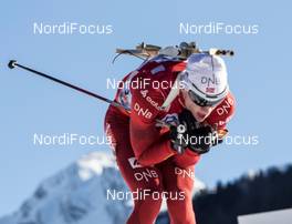 14.12.2013, Annecy-Le Grand Bornand, France (FRA): Johannes Thingnes Boe (NOR) - IBU world cup biathlon, sprint men, Annecy-Le Grand Bornand (FRA). www.nordicfocus.com. © Manzoni/NordicFocus. Every downloaded picture is fee-liable.