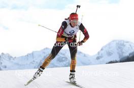 14.12.2013, Annecy-Le Grand Bornand, France (FRA): Franziska Preuss (GER) - IBU world cup biathlon, sprint women, Annecy-Le Grand Bornand (FRA). www.nordicfocus.com. © Manzoni/NordicFocus. Every downloaded picture is fee-liable.