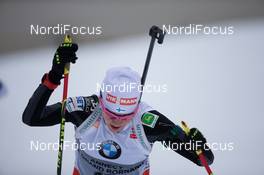 14.12.2013, Annecy-Le Grand Bornand, France (FRA): Kaisa Maekaeraeinen (FIN) - IBU world cup biathlon, sprint women, Annecy-Le Grand Bornand (FRA). www.nordicfocus.com. © Manzoni/NordicFocus. Every downloaded picture is fee-liable.