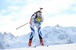 14.12.2013, Annecy-Le Grand Bornand, France (FRA): Darya Yurlova (EST) - IBU world cup biathlon, sprint women, Annecy-Le Grand Bornand (FRA). www.nordicfocus.com. © Manzoni/NordicFocus. Every downloaded picture is fee-liable.