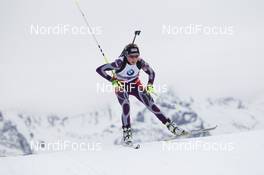 14.12.2013, Annecy-Le Grand Bornand, France (FRA): Laure Soulie (AND) - IBU world cup biathlon, sprint women, Annecy-Le Grand Bornand (FRA). www.nordicfocus.com. © Manzoni/NordicFocus. Every downloaded picture is fee-liable.