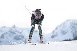 14.12.2013, Annecy-Le Grand Bornand, France (FRA): Anna-Karin Stroemstedt (SWE) - IBU world cup biathlon, sprint women, Annecy-Le Grand Bornand (FRA). www.nordicfocus.com. © Manzoni/NordicFocus. Every downloaded picture is fee-liable.
