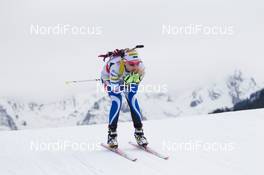 14.12.2013, Annecy-Le Grand Bornand, France (FRA): Grete Gaim (EST) - IBU world cup biathlon, sprint women, Annecy-Le Grand Bornand (FRA). www.nordicfocus.com. © Manzoni/NordicFocus. Every downloaded picture is fee-liable.