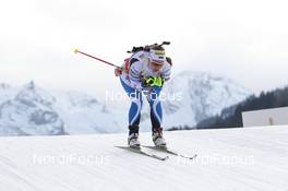 14.12.2013, Annecy-Le Grand Bornand, France (FRA): Kadri Lehtla (EST) - IBU world cup biathlon, sprint women, Annecy-Le Grand Bornand (FRA). www.nordicfocus.com. © Manzoni/NordicFocus. Every downloaded picture is fee-liable.