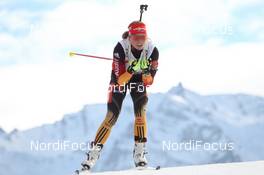 14.12.2013, Annecy-Le Grand Bornand, France (FRA): Franziska Hildebrand (GER) - IBU world cup biathlon, sprint women, Annecy-Le Grand Bornand (FRA). www.nordicfocus.com. © Manzoni/NordicFocus. Every downloaded picture is fee-liable.
