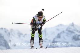 14.12.2013, Annecy-Le Grand Bornand, France (FRA): Anais Chevalier (FRA) - IBU world cup biathlon, sprint women, Annecy-Le Grand Bornand (FRA). www.nordicfocus.com. © Manzoni/NordicFocus. Every downloaded picture is fee-liable.