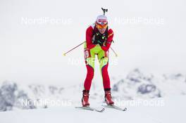 14.12.2013, Annecy-Le Grand Bornand, France (FRA): Eva Tofalvi (ROU) - IBU world cup biathlon, sprint women, Annecy-Le Grand Bornand (FRA). www.nordicfocus.com. © Manzoni/NordicFocus. Every downloaded picture is fee-liable.