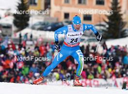 01.01.2013, Val Muestair, Switzerland (SUI): Giorgio Di Centa (ITA) - FIS world cup cross-country, tour de ski, individual sprint, Val Muestair (SUI). www.nordicfocus.com. © Felgenhauer/NordicFocus. Every downloaded picture is fee-liable.