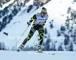01.01.2013, Val Muestair, Switzerland (SUI): Coraline Hugue (FRA) - FIS world cup cross-country, tour de ski, individual sprint, Val Muestair (SUI). www.nordicfocus.com. © Felgenhauer/NordicFocus. Every downloaded picture is fee-liable.