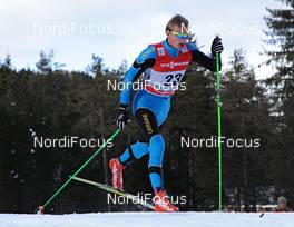 04.01.2013, Cortina-Toblach, Italy (ITA): Oleksiy Shvidkiy (UKR) - FIS world cup cross-country, tour de ski, 5km men, Cortina-Toblach (ITA). www.nordicfocus.com. © Felgenhauer/NordicFocus. Every downloaded picture is fee-liable.