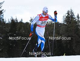 04.01.2013, Cortina-Toblach, Italy (ITA): Algo Karp (EST) - FIS world cup cross-country, tour de ski, 5km men, Cortina-Toblach (ITA). www.nordicfocus.com. © Felgenhauer/NordicFocus. Every downloaded picture is fee-liable.