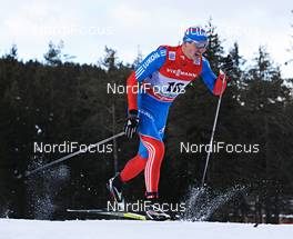 04.01.2013, Cortina-Toblach, Italy (ITA): Andrey Larkov (RUS) - FIS world cup cross-country, tour de ski, 5km men, Cortina-Toblach (ITA). www.nordicfocus.com. © Felgenhauer/NordicFocus. Every downloaded picture is fee-liable.