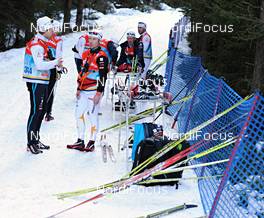 04.01.2013, Cortina-Toblach, Italy (ITA): swedish wax area - FIS world cup cross-country, tour de ski, 5km men, Cortina-Toblach (ITA). www.nordicfocus.com. © Felgenhauer/NordicFocus. Every downloaded picture is fee-liable.