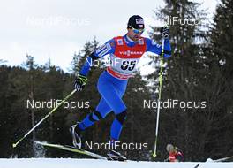 04.01.2013, Cortina-Toblach, Italy (ITA): Jiri Magal (CZE) - FIS world cup cross-country, tour de ski, 5km men, Cortina-Toblach (ITA). www.nordicfocus.com. © Felgenhauer/NordicFocus. Every downloaded picture is fee-liable.