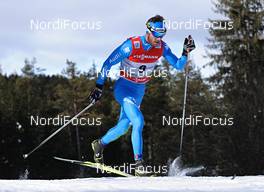 04.01.2013, Cortina-Toblach, Italy (ITA): Roland Clara (ITA) - FIS world cup cross-country, tour de ski, 5km men, Cortina-Toblach (ITA). www.nordicfocus.com. © Felgenhauer/NordicFocus. Every downloaded picture is fee-liable.