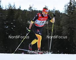 04.01.2013, Cortina-Toblach, Italy (ITA): Tom Reichelt (GER) - FIS world cup cross-country, tour de ski, 5km men, Cortina-Toblach (ITA). www.nordicfocus.com. © Felgenhauer/NordicFocus. Every downloaded picture is fee-liable.
