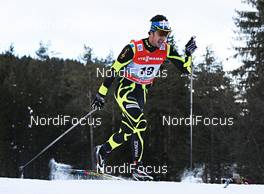 04.01.2013, Cortina-Toblach, Italy (ITA): Cyril Miranda (FRA) - FIS world cup cross-country, tour de ski, 5km men, Cortina-Toblach (ITA). www.nordicfocus.com. © Felgenhauer/NordicFocus. Every downloaded picture is fee-liable.