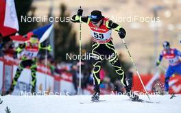 06.01.2013, Val di Fiemme, Italy (ITA): Robin Duvillard (FRA) - FIS world cup cross-country, tour de ski, final climb men, Val di Fiemme (ITA). www.nordicfocus.com. © Felgenhauer/NordicFocus. Every downloaded picture is fee-liable.