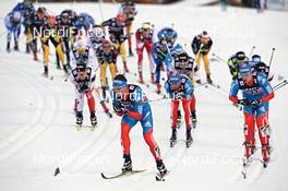 05.01.2013, Val di Fiemme, Italy (ITA): Andrey Larkov (RUS) - FIS world cup cross-country, tour de ski, mass men, Val di Fiemme (ITA). www.nordicfocus.com. © Felgenhauer/NordicFocus. Every downloaded picture is fee-liable.