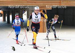 05.01.2013, Val di Fiemme, Italy (ITA): l-r: Eva Vrabcova-Nyvltova (CZE), Sandra Ringwald (GER), Jessica Diggins (USA) - FIS world cup cross-country, tour de ski, mass women, Val di Fiemme (ITA). www.nordicfocus.com. © Felgenhauer/NordicFocus. Every downloaded picture is fee-liable.