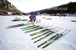 05.01.2013, Val di Fiemme, Italy (ITA): Russian team at ski tests - FIS world cup cross-country, tour de ski, mass women, Val di Fiemme (ITA). www.nordicfocus.com. © Felgenhauer/NordicFocus. Every downloaded picture is fee-liable.