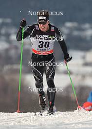 12.01.2013, Liberec, Czech Republic (CZE): Jovian Hediger (SUI) - FIS world cup cross-country, individual sprint, Liberec (CZE). www.nordicfocus.com. © Felgenhauer/NordicFocus. Every downloaded picture is fee-liable.