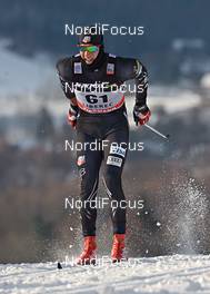 12.01.2013, Liberec, Czech Republic (CZE): Skyler Davis (USA) - FIS world cup cross-country, individual sprint, Liberec (CZE). www.nordicfocus.com. © Felgenhauer/NordicFocus. Every downloaded picture is fee-liable.