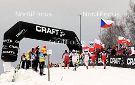 12.01.2013, Liberec, Czech Republic (CZE): ladies in the the uphill - FIS world cup cross-country, individual sprint, Liberec (CZE). www.nordicfocus.com. © Felgenhauer/NordicFocus. Every downloaded picture is fee-liable.