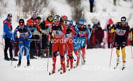 12.01.2013, Liberec, Czech Republic (CZE): l-r. Kerttu Niskanen (FIN), Maria Nysted Groenvoll (NOR), Elisabeth Schicho (GER) - FIS world cup cross-country, individual sprint, Liberec (CZE). www.nordicfocus.com. © Felgenhauer/NordicFocus. Every downloaded picture is fee-liable.
