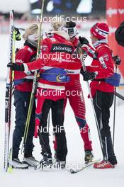 20.01.2013, La Clusaz, France (FRA): Team Norway - FIS world cup cross-country, 4x5km women, La Clusaz (FRA). www.nordicfocus.com. © Becker/NordicFocus. Every downloaded picture is fee-liable.