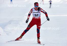 17.02.2013, Davos, Switzerland (SUI): Heidi Weng (NOR) - FIS world cup cross-country, 10km women, Davos (SUI). www.nordicfocus.com. © Felgenhauer/NordicFocus. Every downloaded picture is fee-liable.