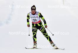 17.02.2013, Davos, Switzerland (SUI): Celia Aymonier (FRA) - FIS world cup cross-country, 10km women, Davos (SUI). www.nordicfocus.com. © Felgenhauer/NordicFocus. Every downloaded picture is fee-liable.