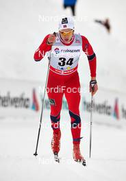 16.02.2013, Davos, Switzerland (SUI): Aanund Lid Byggland (NOR) - FIS world cup cross-country, individual sprint, Davos (SUI). www.nordicfocus.com. © Felgenhauer/NordicFocus. Every downloaded picture is fee-liable.