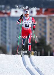 10.03.2013, Lahti, Finland (FIN): Martin Johnsrud Sundby (NOR), Fischer, KV+, Rottefella, Swix - FIS world cup cross-country, 15km men, Lahti (FIN). www.nordicfocus.com. © Laiho/NordicFocus. Every downloaded picture is fee-liable.