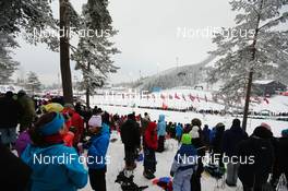 16.03.2013, Oslo, Norway (NOR): a view from the publicums sight - FIS world cup cross-country, mass men, Oslo (NOR). www.nordicfocus.com. © Laiho/NordicFocus. Every downloaded picture is fee-liable.