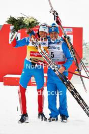 16.03.2013, Oslo, Norway (NOR): l-r: Alexander Legkov (RUS), Ilia Chernousov (RUS) - FIS world cup cross-country, mass men, Oslo (NOR). www.nordicfocus.com. © Felgenhauer/NordicFocus. Every downloaded picture is fee-liable.