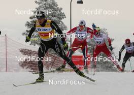 16.03.2013, Oslo, Norway (NOR): Dario Cologna (SUI), Fischer, Swix, Alpina, Rottefella, Odlo - FIS world cup cross-country, mass men, Oslo (NOR). www.nordicfocus.com. © Laiho/NordicFocus. Every downloaded picture is fee-liable.