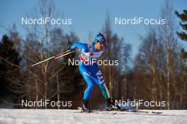 22.03.2013, Falun, Sweden (SWE): Federico Pellegrino (ITA) - FIS world cup cross-country, 3,75km men, Falun (SWE). www.nordicfocus.com. © Felgenhauer/NordicFocus. Every downloaded picture is fee-liable.