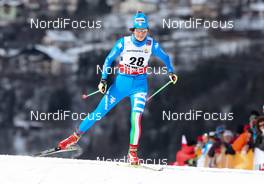 26.02.2013, Val di Fiemme, Italy (ITA): Ilaria Debertolis (ITA), Fischer, KV+, Alpina, Rottefella  - FIS nordic world ski championships, cross-country, 10km women, Val di Fiemme (ITA). www.nordicfocus.com. © Laiho/NordicFocus. Every downloaded picture is fee-liable.