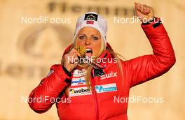 26.02.2013, Val di Fiemme, Italy (ITA): Therese Johaug (NOR), Fischer, Swix, Salomon  - FIS nordic world ski championships, cross-country, 10km women, Val di Fiemme (ITA). www.nordicfocus.com. © Laiho/NordicFocus. Every downloaded picture is fee-liable.