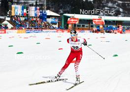 26.02.2013, Val di Fiemme, Italy (ITA): Teresa Stadlober (AUT) - FIS nordic world ski championships, cross-country, 10km women, Val di Fiemme (ITA). www.nordicfocus.com. © Felgenhauer/NordicFocus. Every downloaded picture is fee-liable.